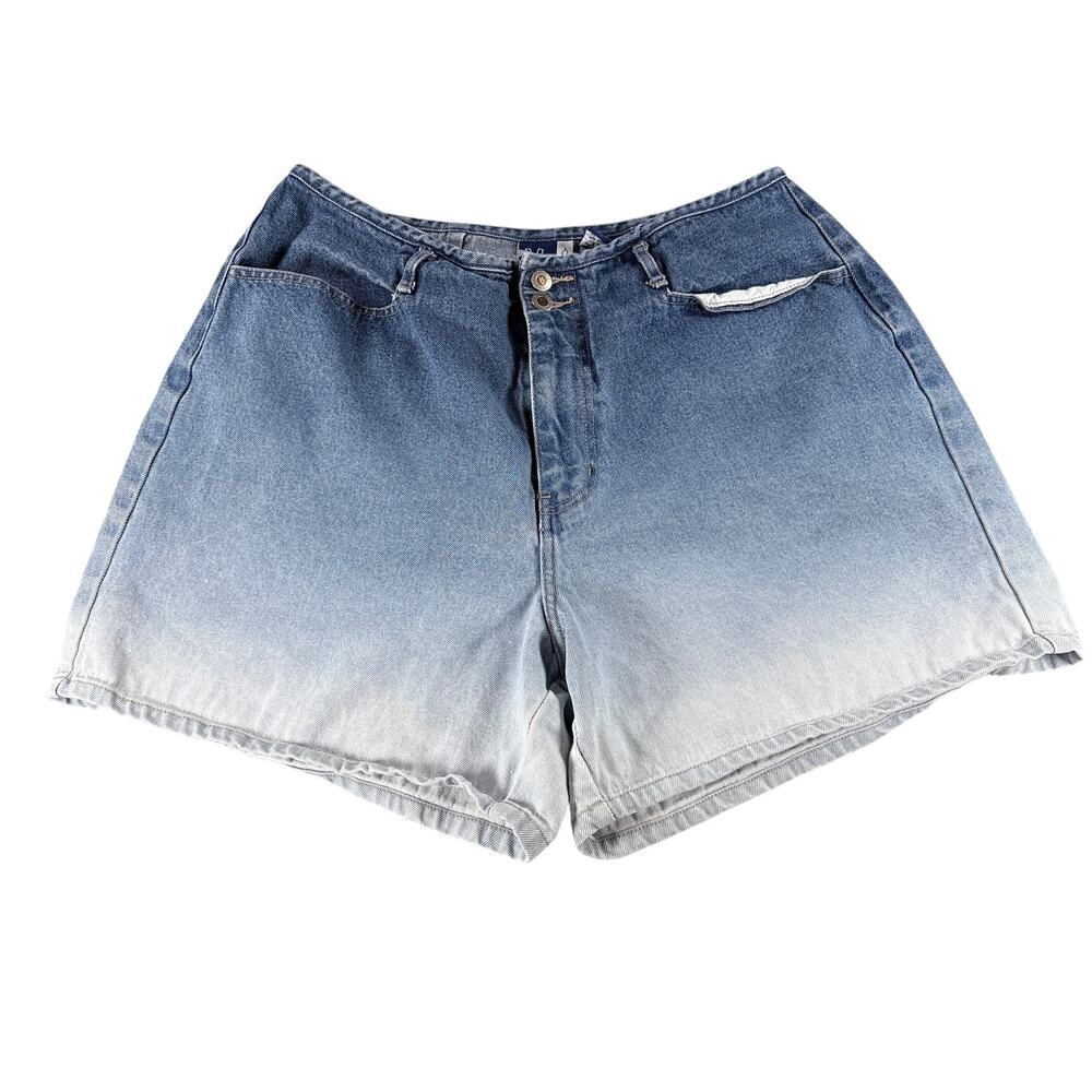 Venezia Jean Clothing Co Lane Bryant Denim Jeans‎ Shorts Faded Sz 18